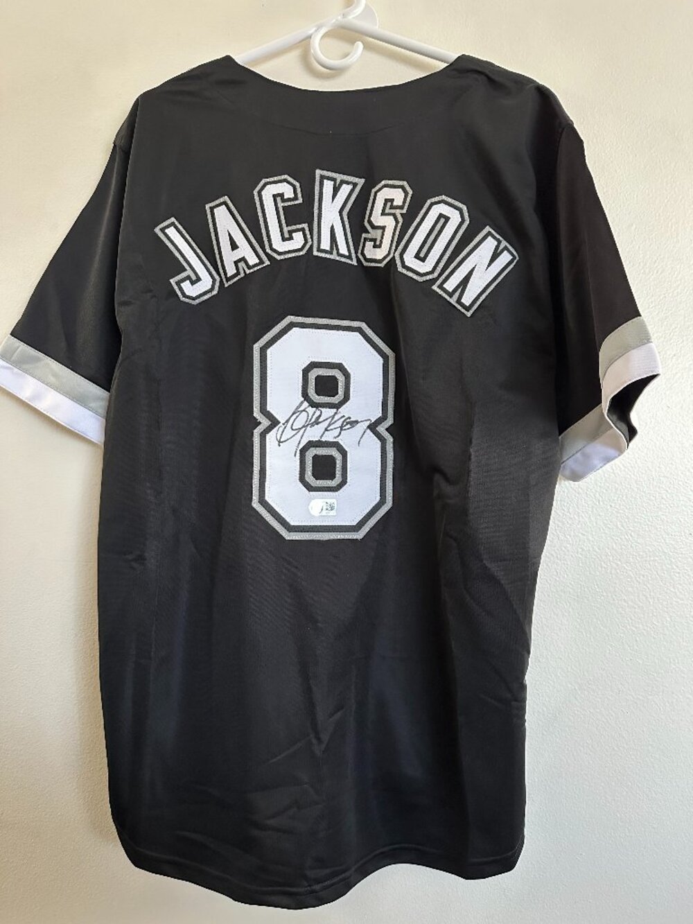 Bo Jackson signed Chicago White Sox autographed custom baseball jersey COA XL961